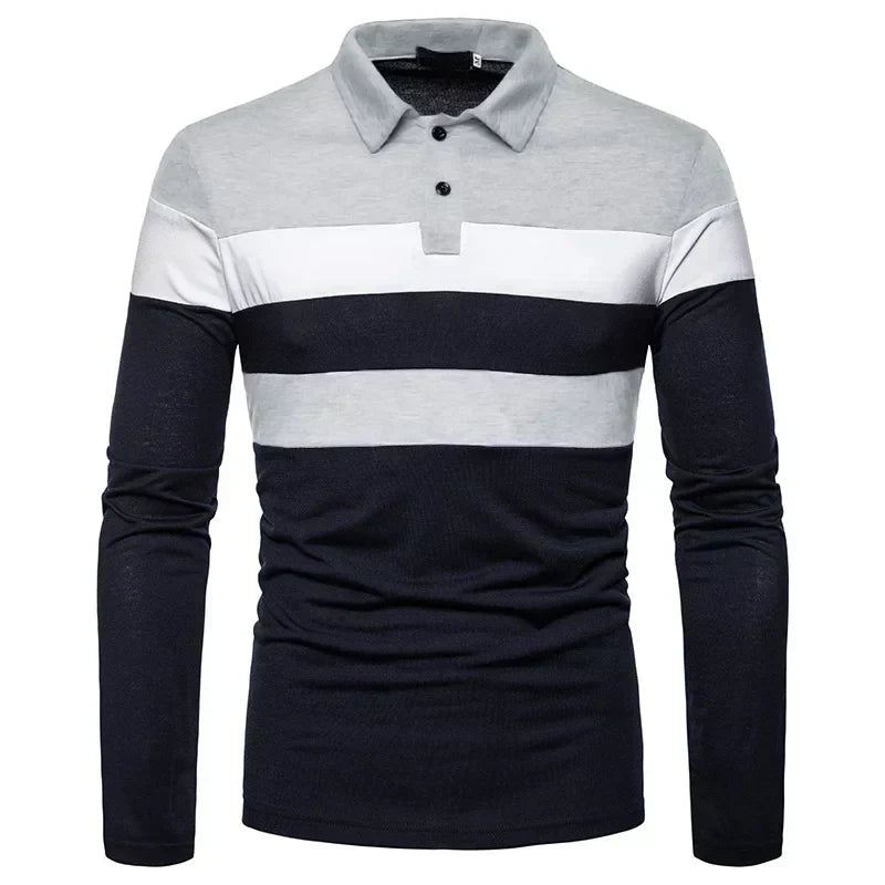 Men's Long Sleeve Polo Shirt Slingint Lennard
